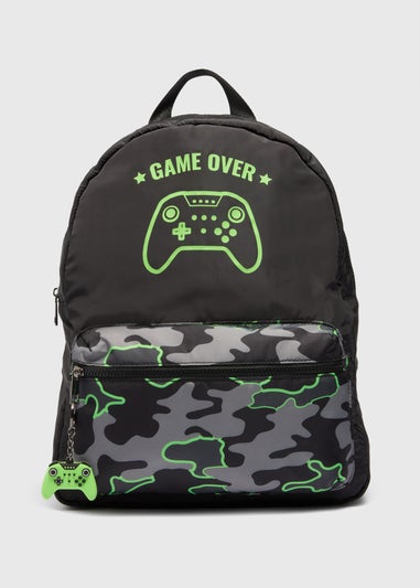 Kids Khaki Gamer Backpack