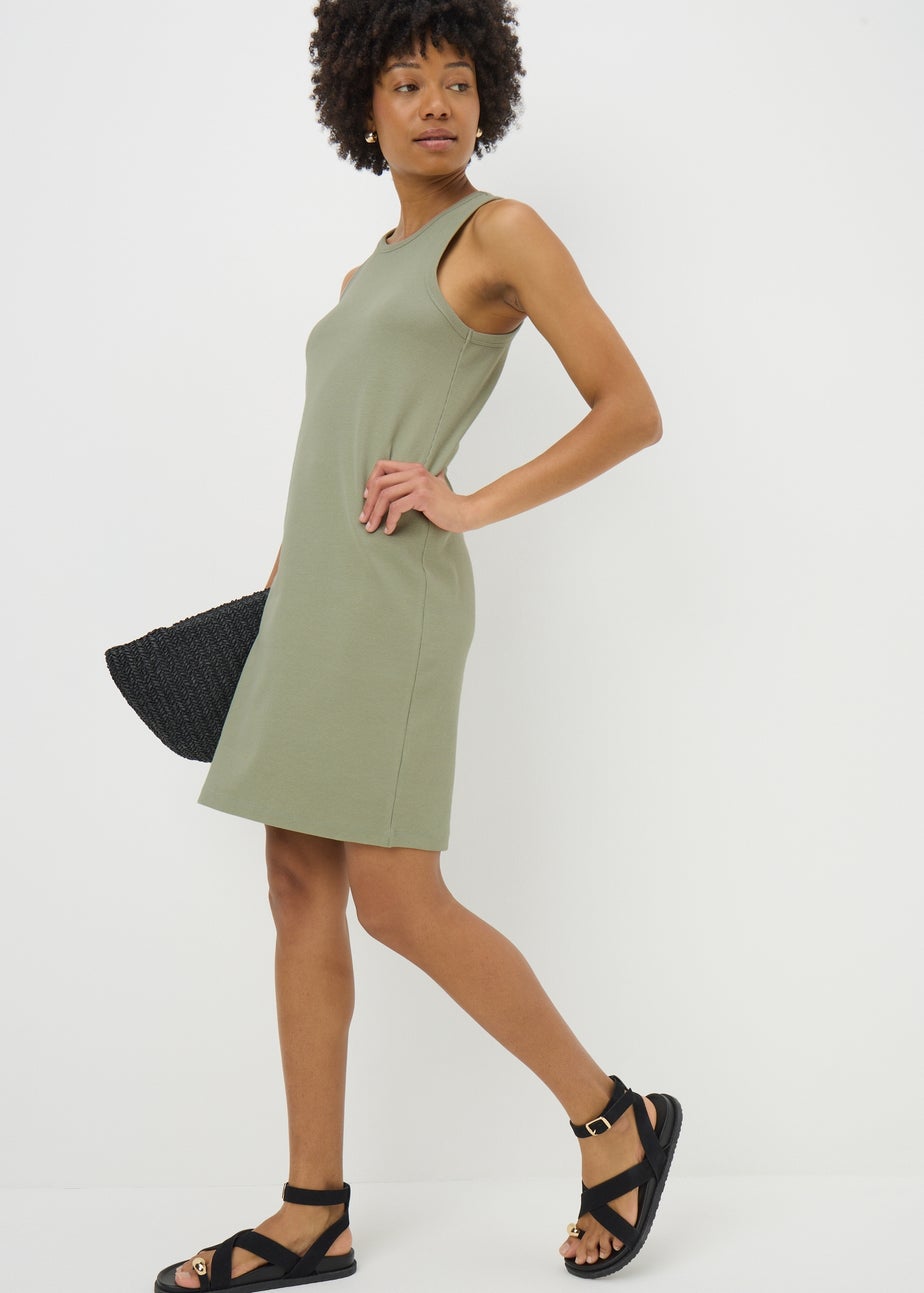 Green Mini Racer Dress