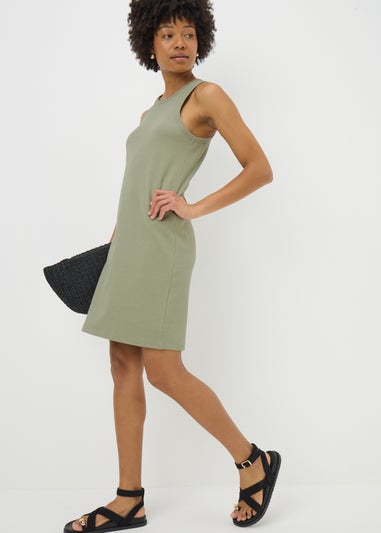 Green Mini Racer Dress