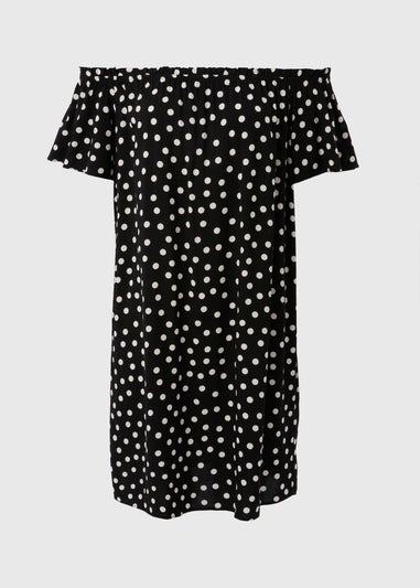 Black Spot Bardot Mini Dress