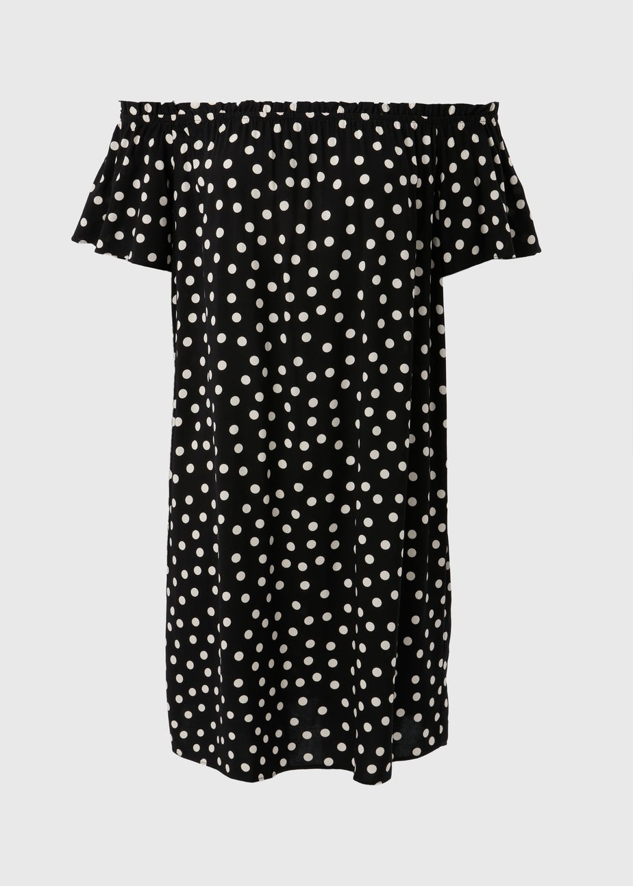 Black Spot Bardot Mini Dress