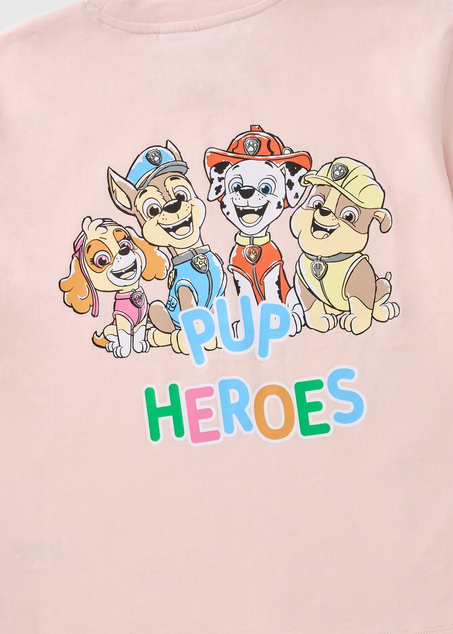 Girls Pink NSPCC Paw Patrol T-Shirt (1-7yrs)