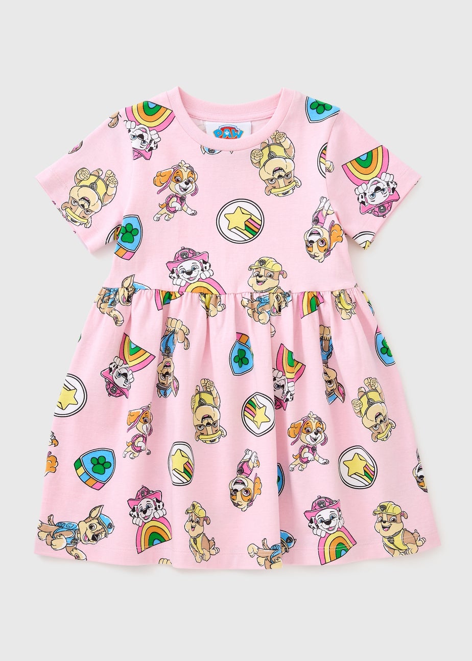 Girls NSPCC Pink Paw Patrol Dress (1-7yrs)