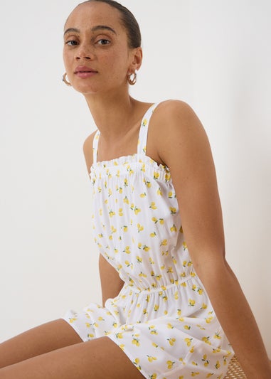 White Lemon Playsuit