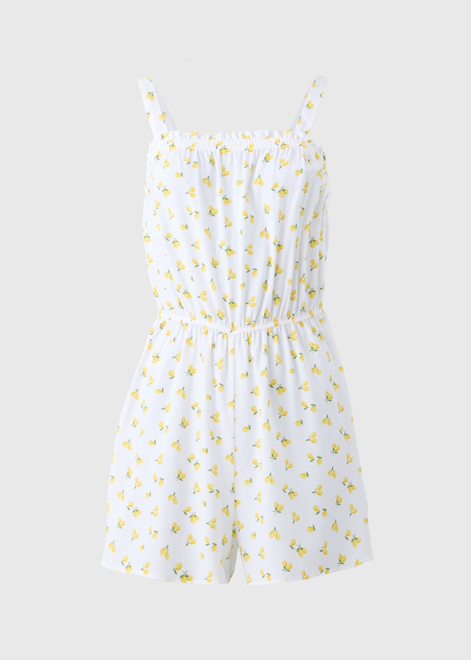 White Lemon Playsuit