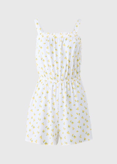 White Lemon Playsuit