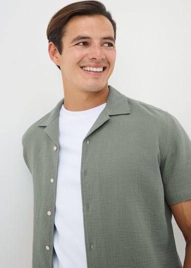 Sage Double Cloth Shirt