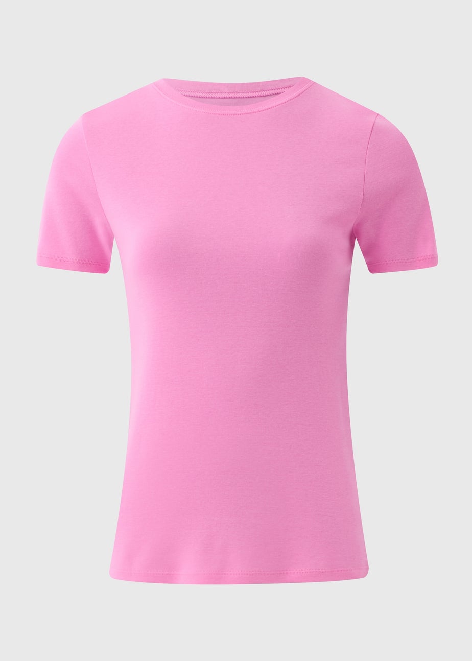 Pink Fitted T-Shirt