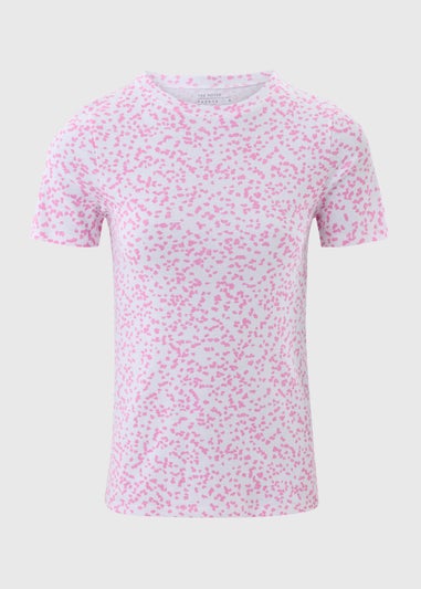 Pink Spot Fitted T-Shirt