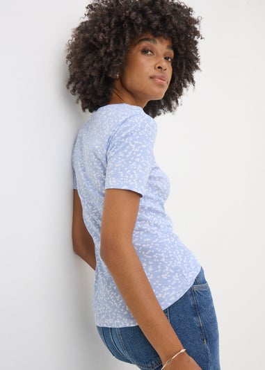 Blue Spot Fitted T-Shirt
