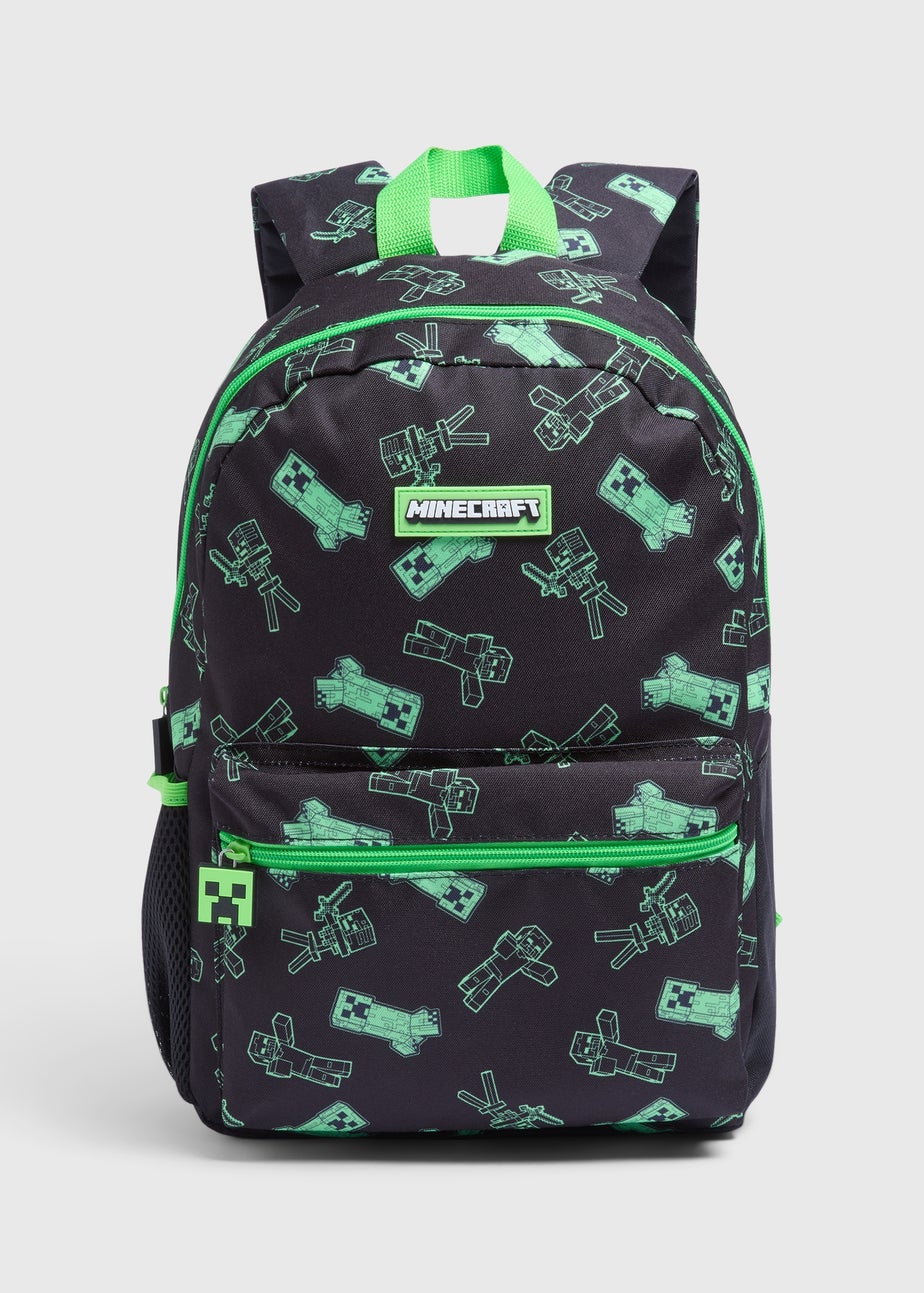 Kids Black Minecraft Backpack