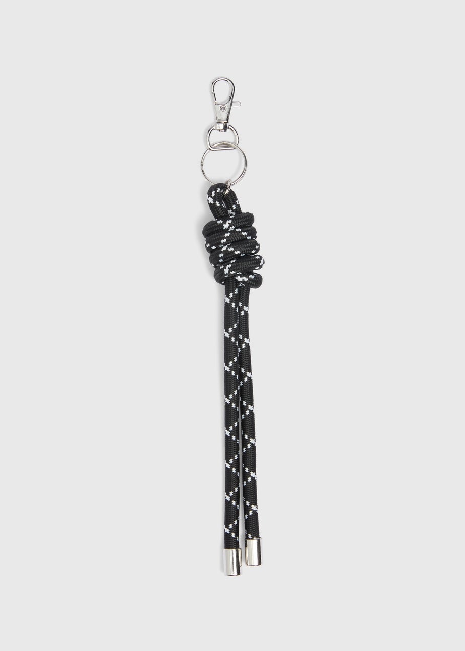 Black Rope Keyring Charm