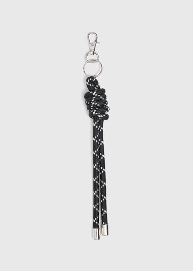 Black Rope Keyring Charm