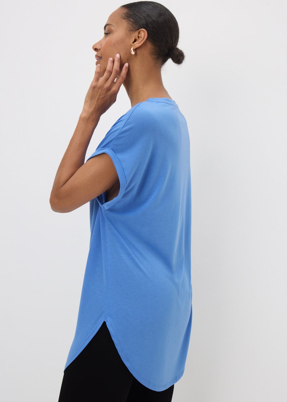 Blue Longline T-Shirt