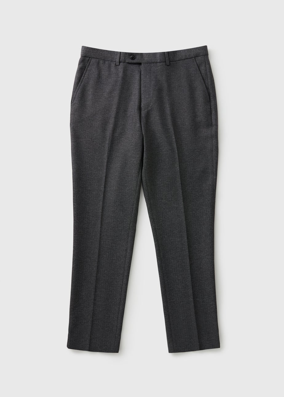 Taylor & Wirght Aston Charcoal Tailored Fit Trousers