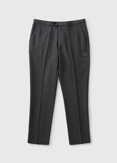 Taylor & Wirght Aston Charcoal Tailored Fit Trousers