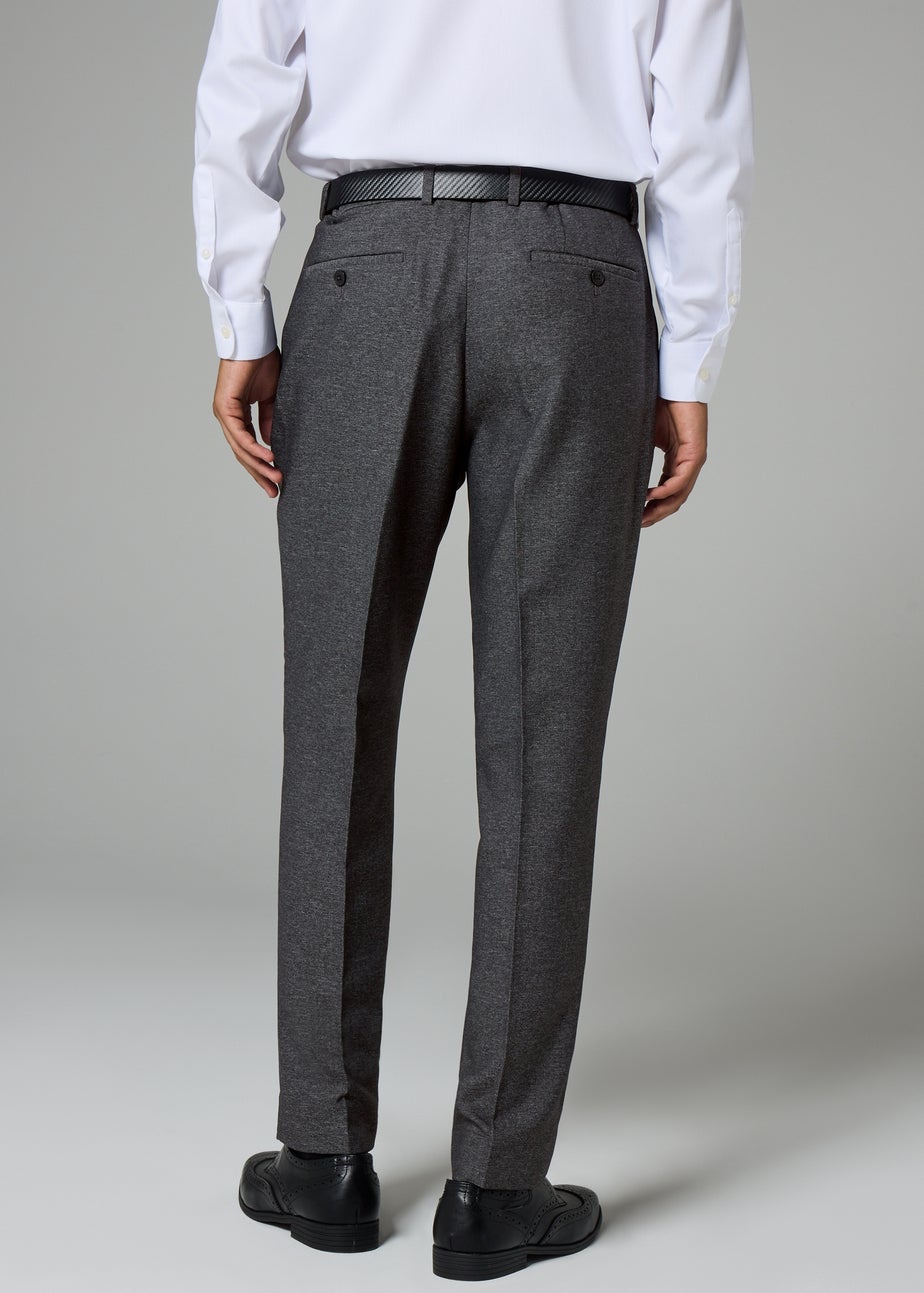 Taylor & Wirght Aston Charcoal Tailored Fit Trousers