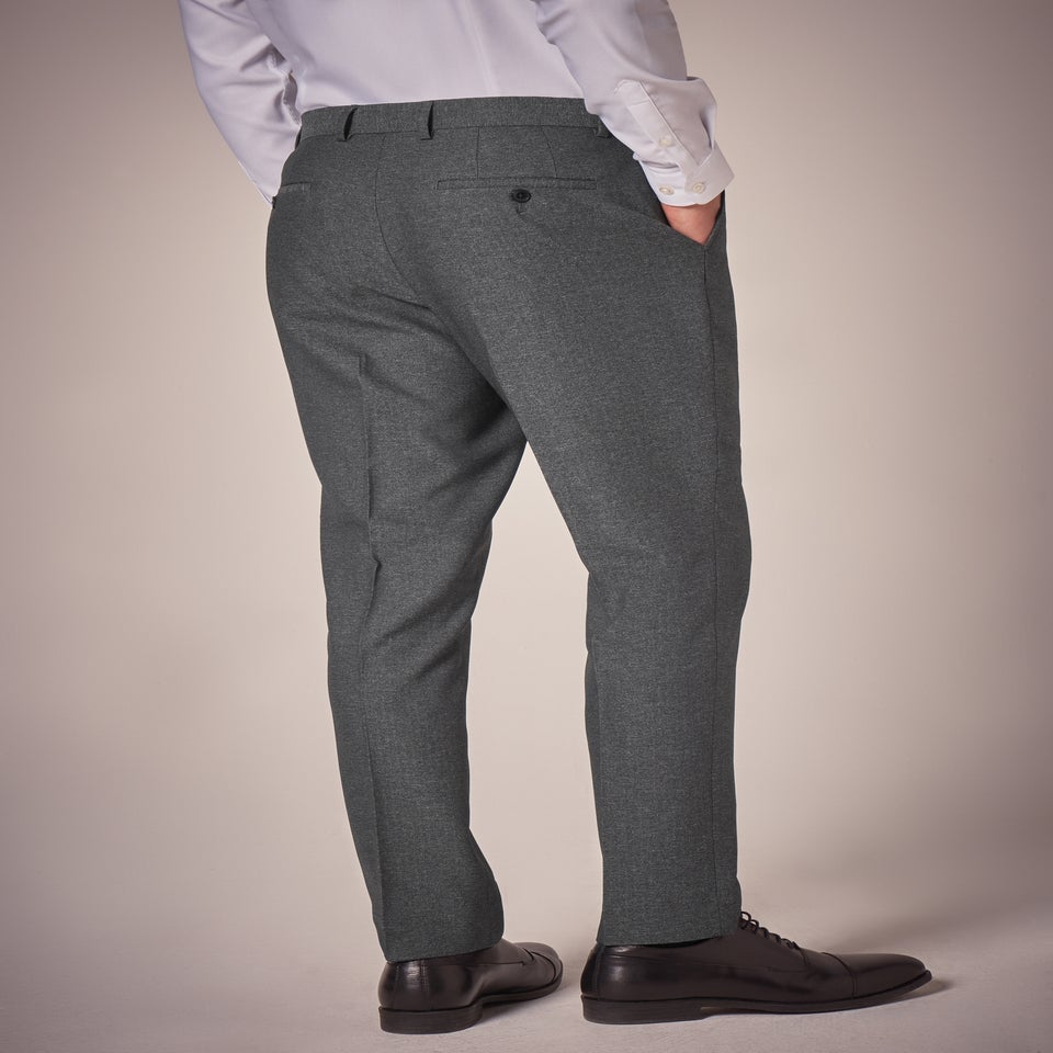 Taylor & Wirght Aston Charcoal Tailored Fit Trousers