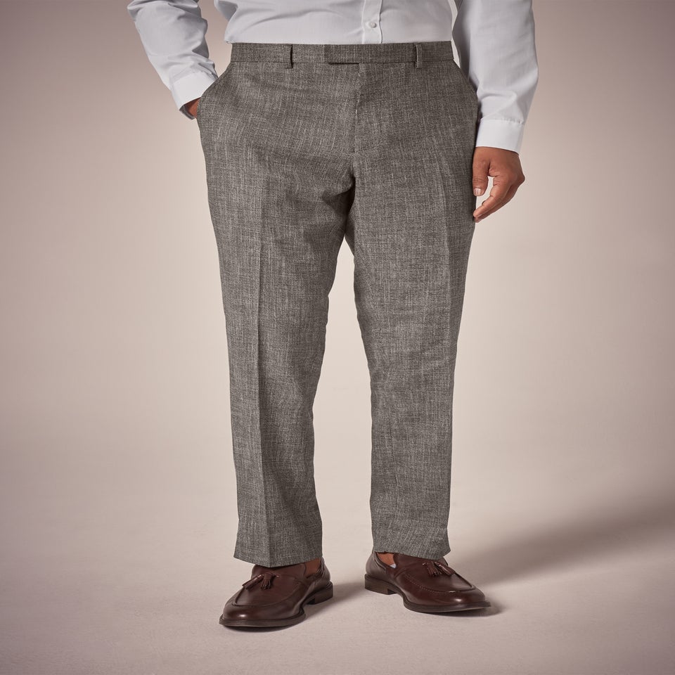 Taylor & Wright Bourton Brown Tailored Trousers