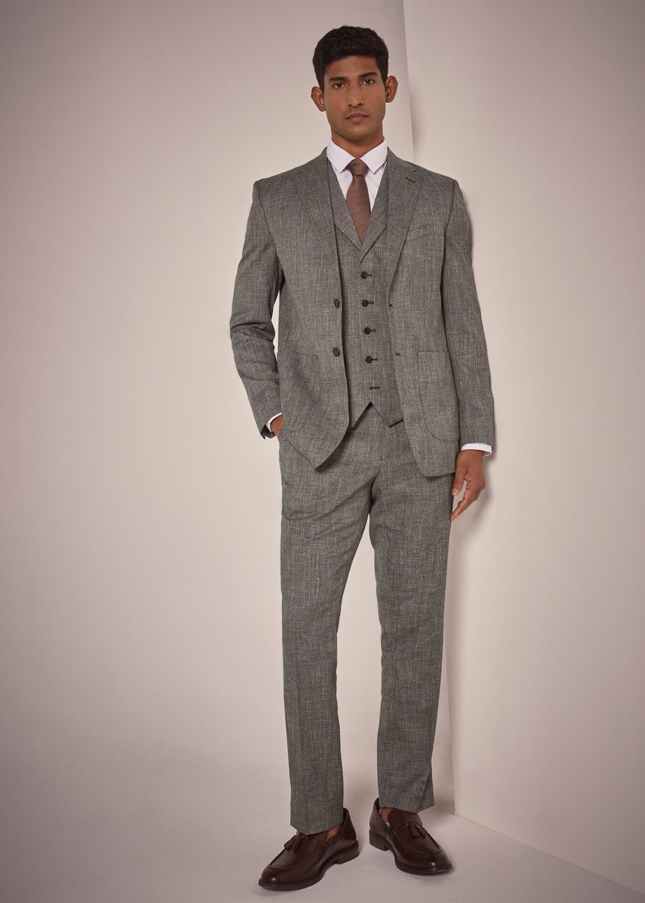 Taylor & Wright Bourton Brown Tailored Trousers