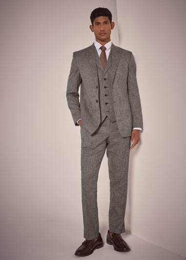 Taylor & Wright Bourton Brown Tailored Trousers