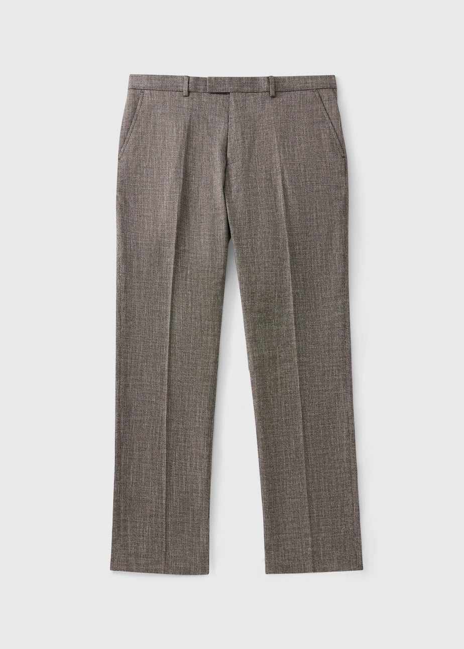 Taylor & Wright Bourton Brown Tailored Trousers