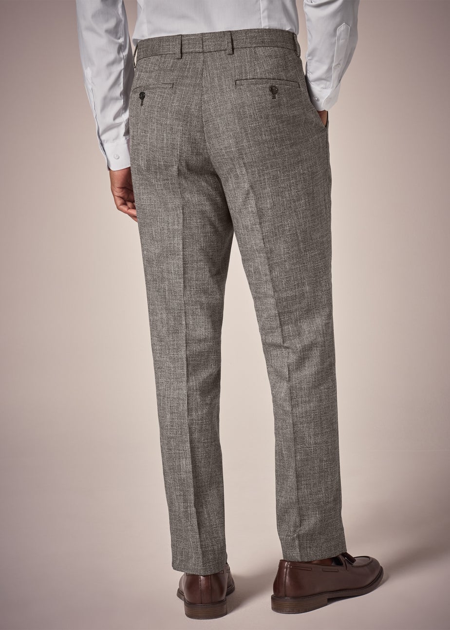 Taylor & Wright Bourton Brown Tailored Trousers