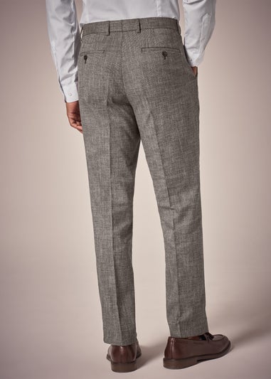 Taylor & Wright Bourton Brown Tailored Trousers