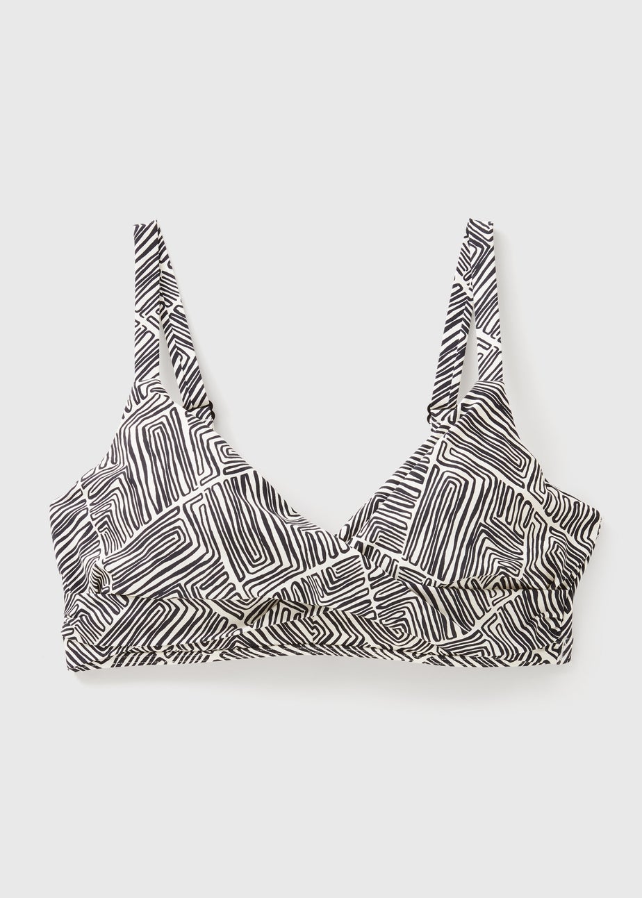 DD+ Black Mono Shapewear Bikini Top