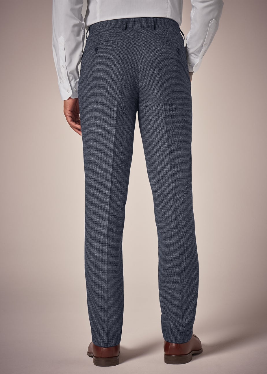 Taylor & Wright Burford Blue Slim Fit Trousers