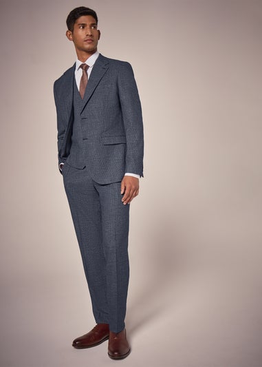 Taylor & Wright Burford Blue Slim Fit Trousers