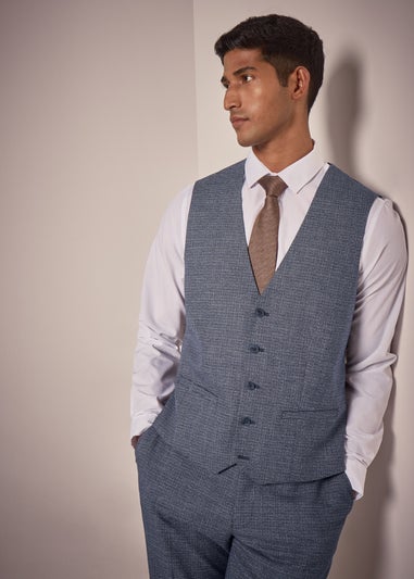 Taylor & Wright Burford Blue Waistcoat