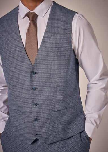 Taylor & Wright Burford Blue Waistcoat