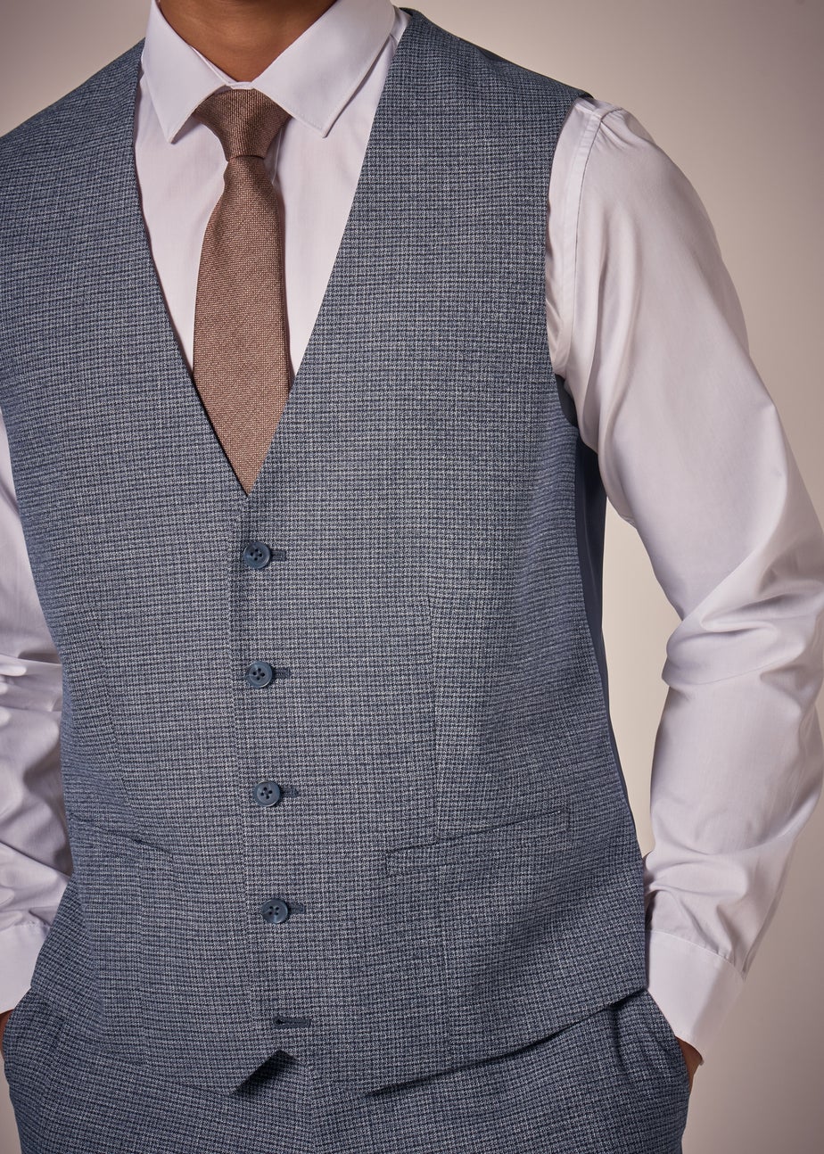 Taylor & Wright Burford Blue Waistcoat