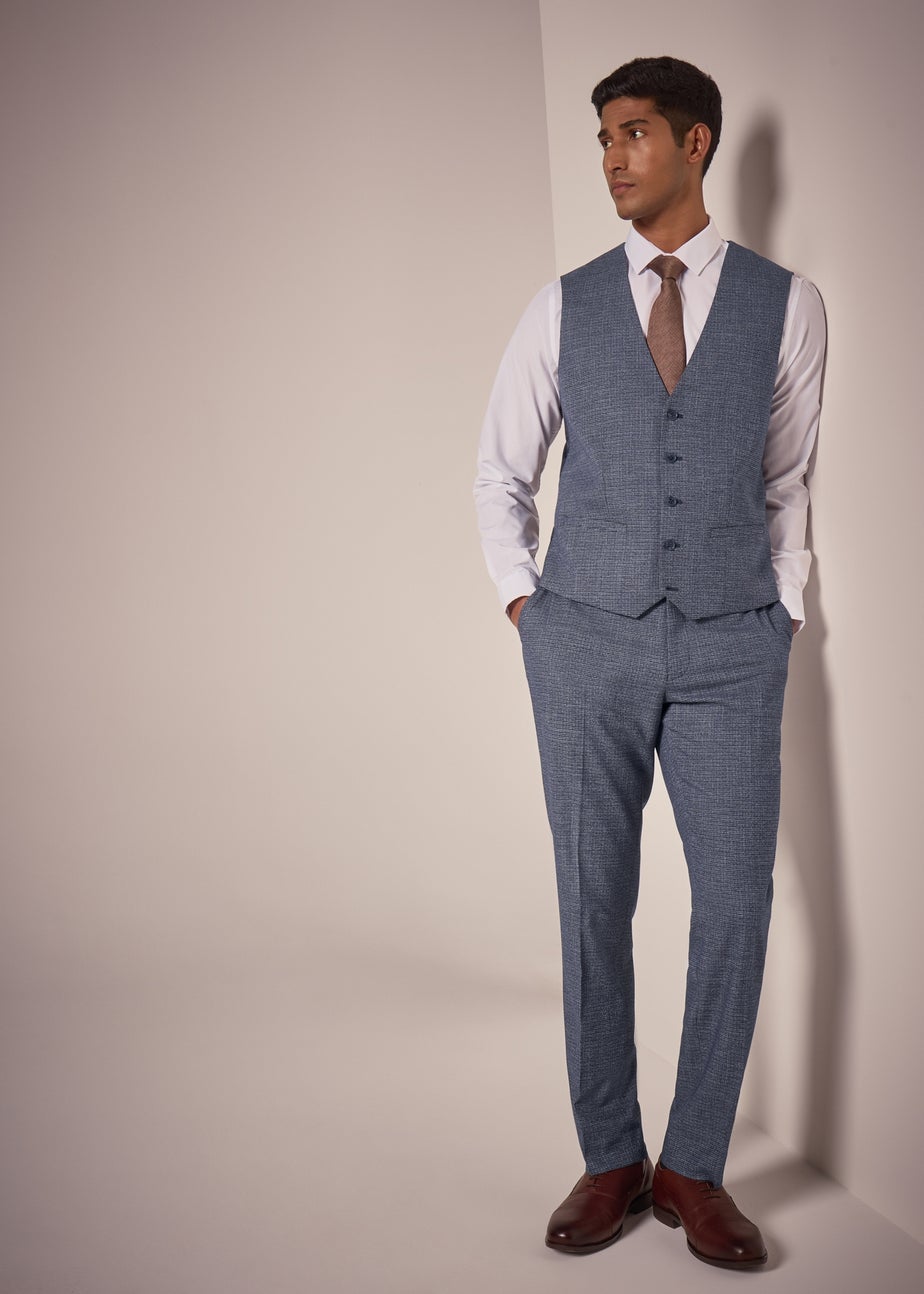 Taylor & Wright Burford Blue Waistcoat