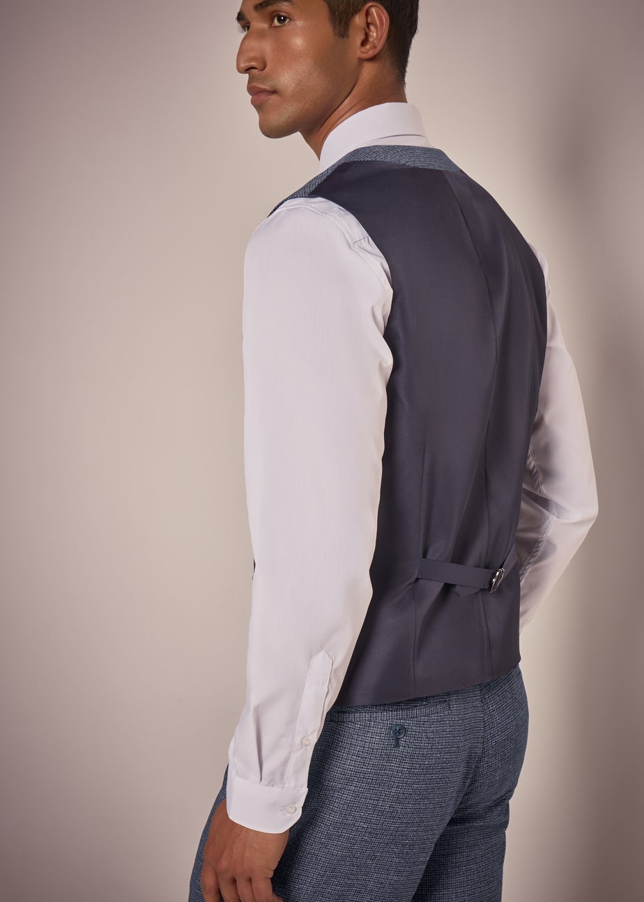 Taylor & Wright Burford Blue Waistcoat