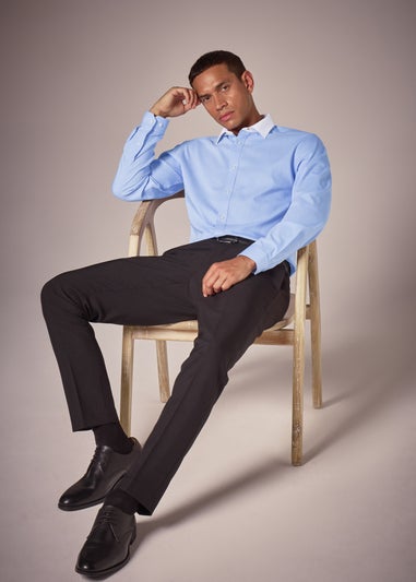 Taylor & Wright Blue Stripe Regular Fit Shirt