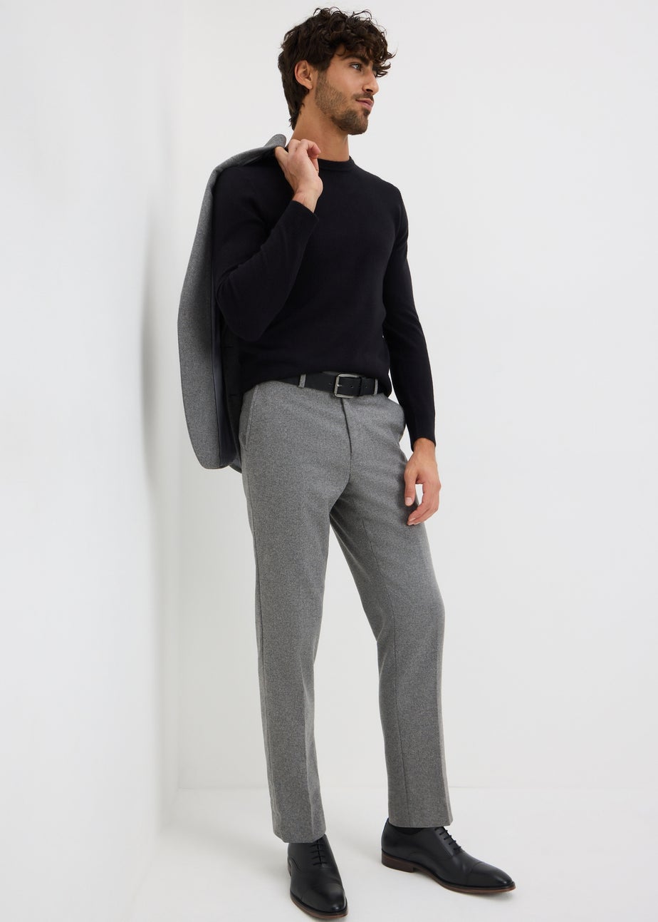Taylor & Wright Berkeley Grey Tailored Fit Trousers