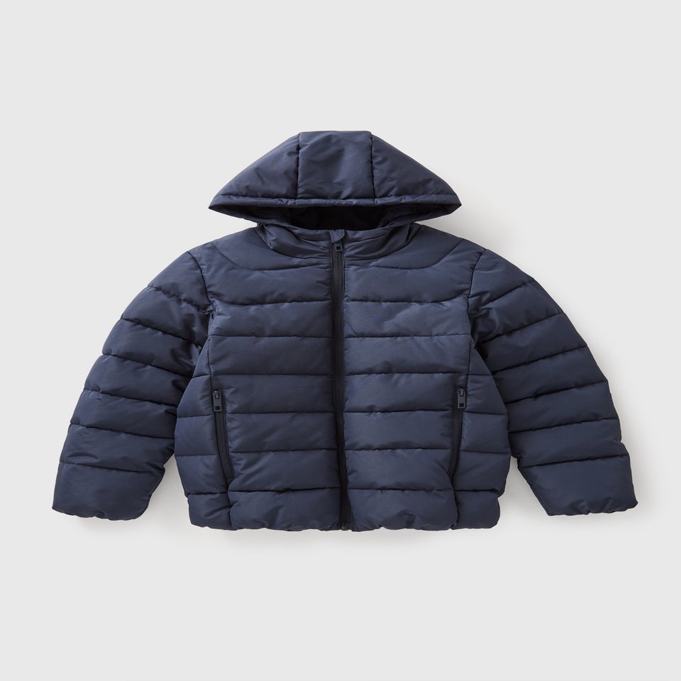 Boys Navy Padded Coat (7-15yrs)