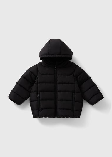 Boys Black Padded Coat (1-7yrs)
