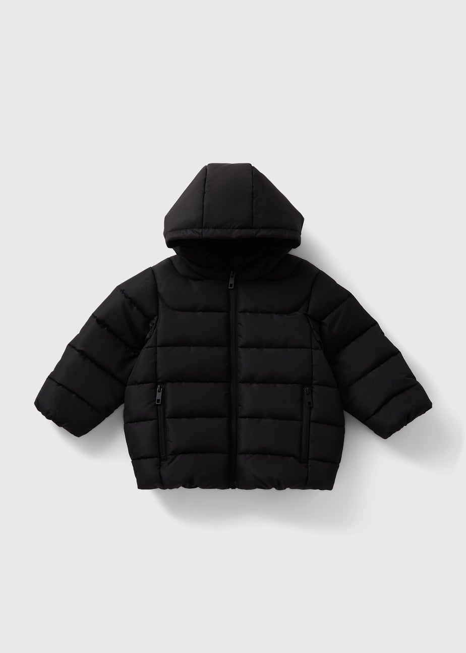 Boys Black Padded Coat (1-7yrs)