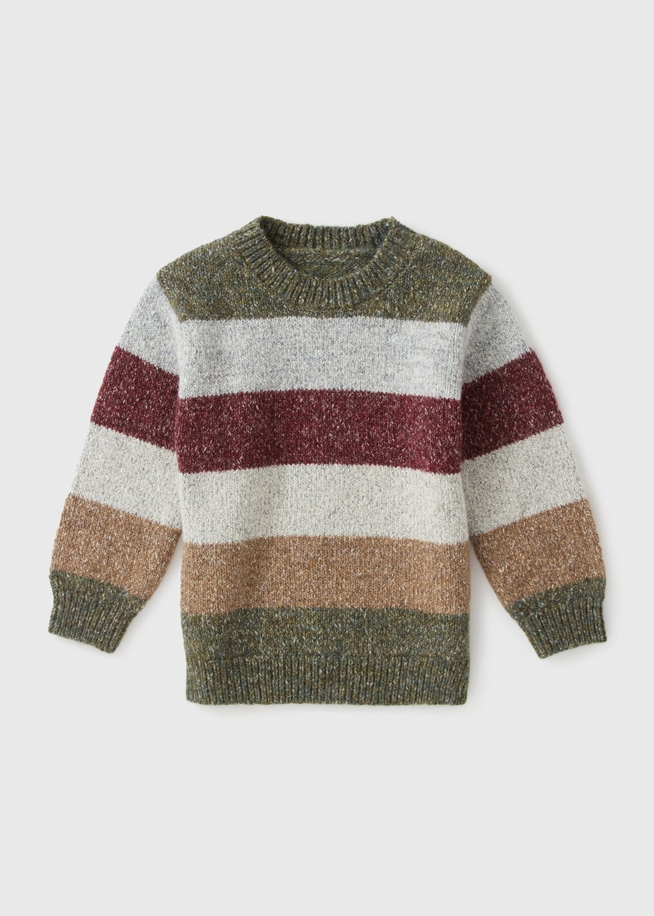 Boys Multicolour Stripe Knit Jumper (1-7yrs)