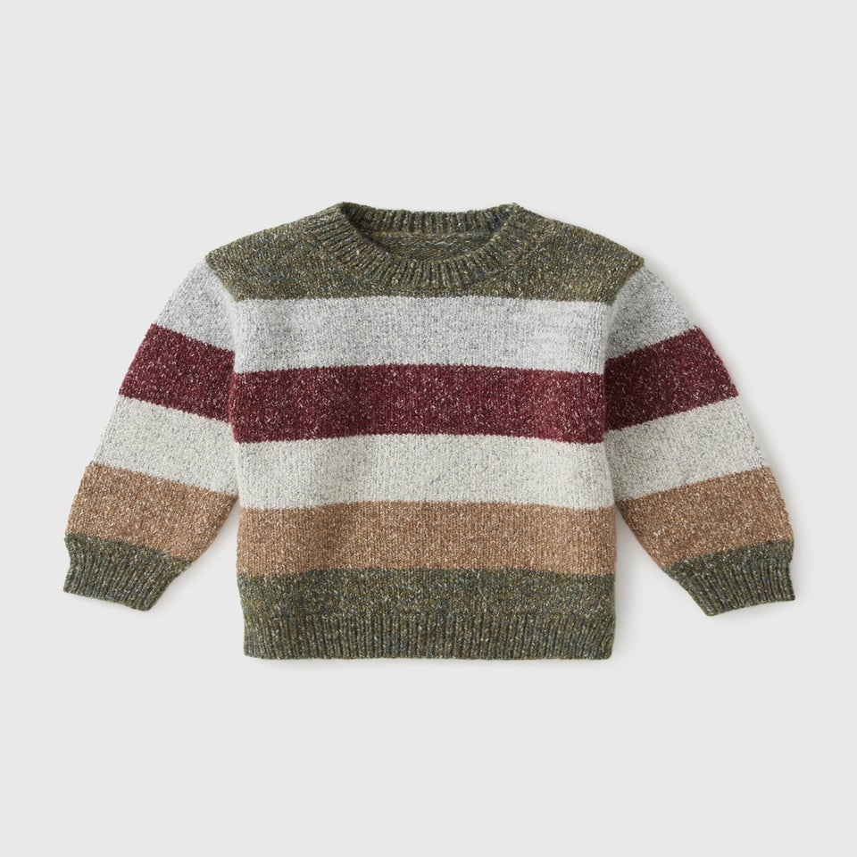 Boys Multicolour Stripe Knit Jumper (1-7yrs)