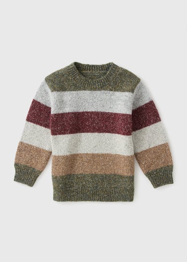 Boys Multicolour Stripe Knit Jumper (1-7yrs)