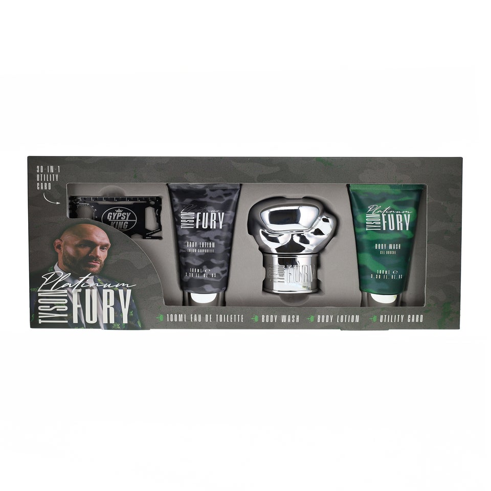 Tyson Fury Platinum Eau de Toilette Spray Gift Set (100ml)