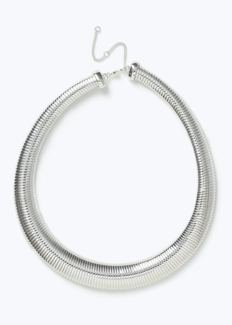 Muse Silver Ridge Torq Necklace
