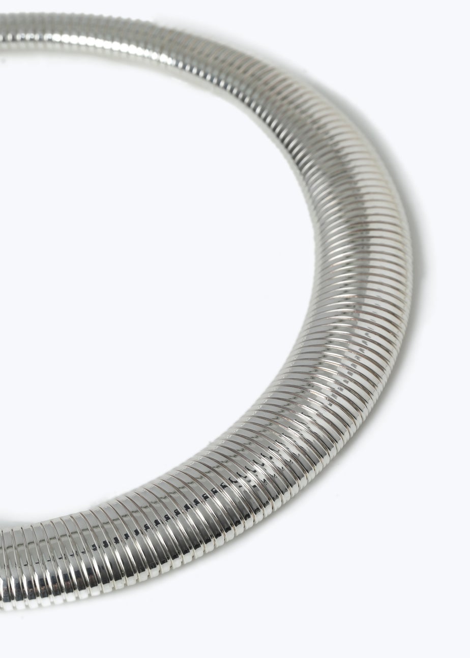 Muse Silver Ridge Torq Necklace