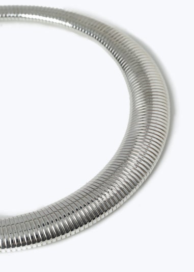 Muse Silver Ridge Torq Necklace