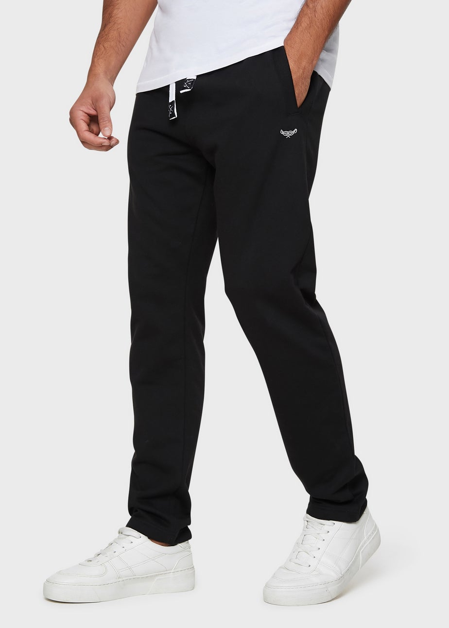 Threadbare Black Straight Leg Joggers