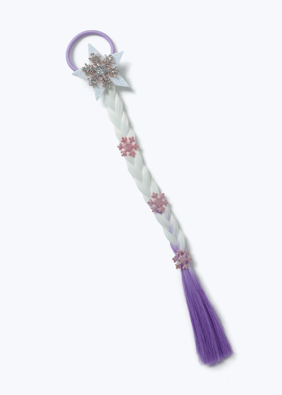 Muse Purple Ombre Snowflake Fake Hair Plait
